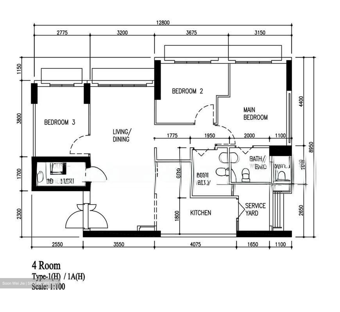 Blk 420A Waterfront II @ Northshore (Punggol), HDB 4 Rooms #591358701